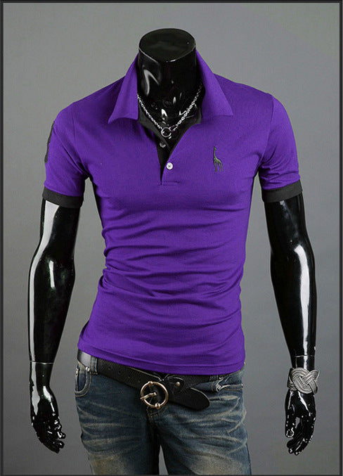 Men’s Summer Polo Shirt – Popular Short Sleeve Fashion Tee Summer T-shirt Men's Short-sleeved Shirt | Ectron Online