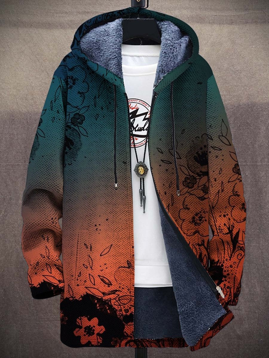 Men's Stylish Printed Jacket Men's Digital Printed Stand Collar Jacke | Ectron Online