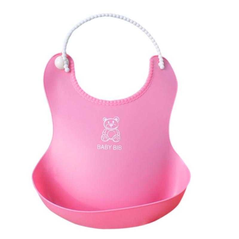 Baby Infant Toddler Waterproof Silicone Bib