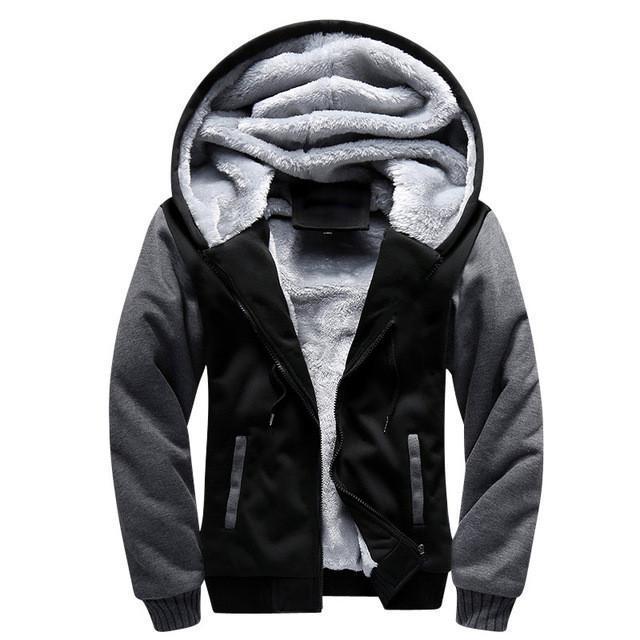 Hooded Fleece Baseball Jacket Jackets & Outerwear for Men | Ectron Online
