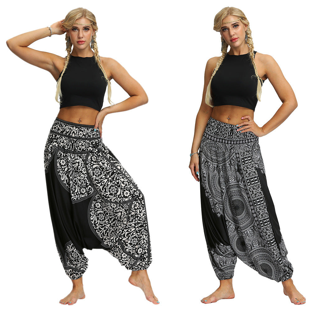 Digital Print Women's Lantern Yoga Pants