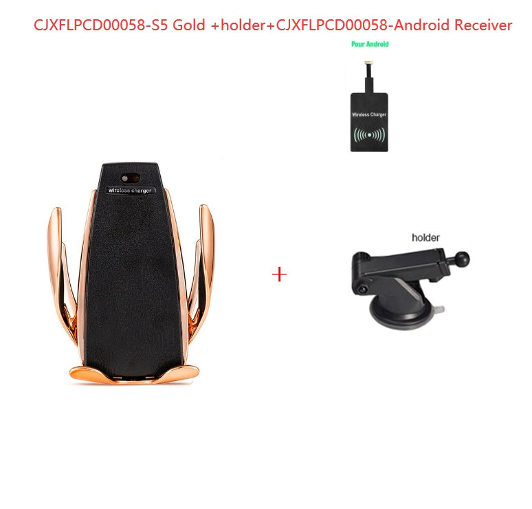 Wireless Charging Car Mount | S5 Compatible and Stylish Power Adapters & Chargers | Ectron Online