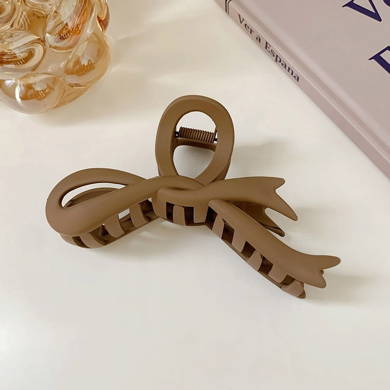Maillard Bowknot Hair Grip – Elegant 12cm Accessory for Women Maillard Ribbon Bowknot Grip Advanced Se | Ectron Online
