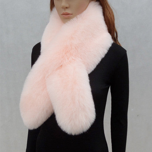 Faux Fur Rabbit Fox Collar Shawl Faux Fur Rabbit Fox Collar Shawl | Ectron Online