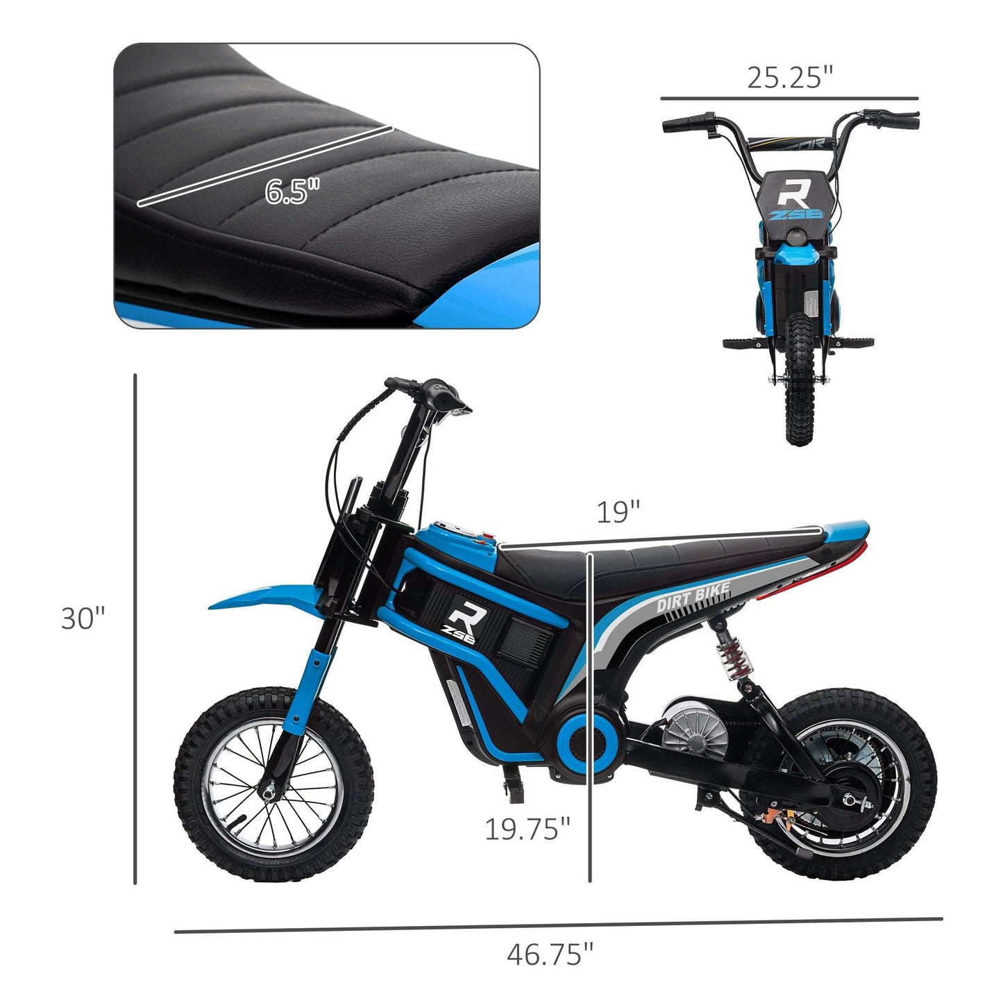 24V 350W Electric Dirt Bike - 15 MPH Kids Ride-On Motocross 24V 350W Electric Dirt Bike Up to 15 MPH | Ectron Online