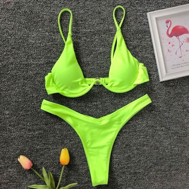 Sexy Women Bikini Beachwear Push-up Swimwear Sexy Women Bikini Beachwear Push-up Swim | Ectron Online