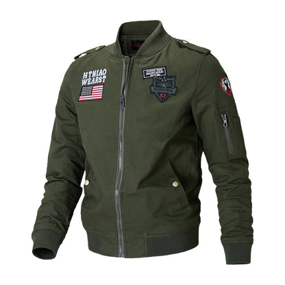 Men's Flight Jacket Baseball Uniform - Classic Bomber Style Men's flight jacket baseball uniform | Ectron Online