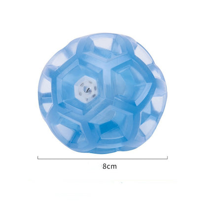 Multi-faceted sounding ball pet toy