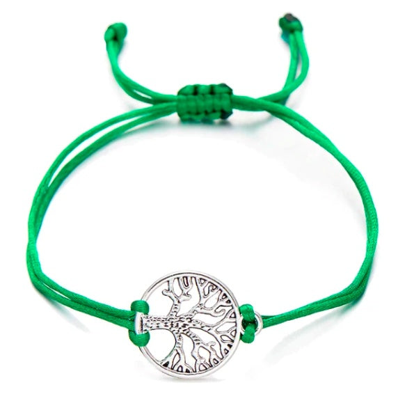 Bohemian Chic | Hand-Woven Red Rope Tree of Life Bracelet Bracelet | Ectron Online