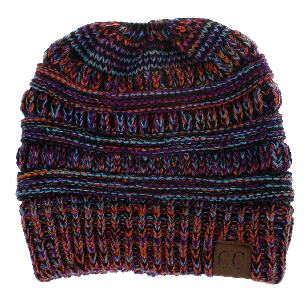 Knitted Ponytail Hat - Women's Fashion Wool Hat for Stylish Comfort Hats & Caps | Ectron Online