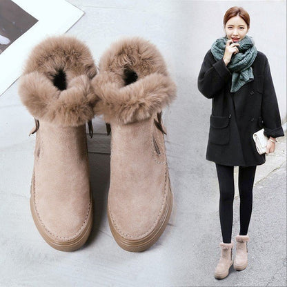 Winter Students Warm Plush Women's Cotton Shoes