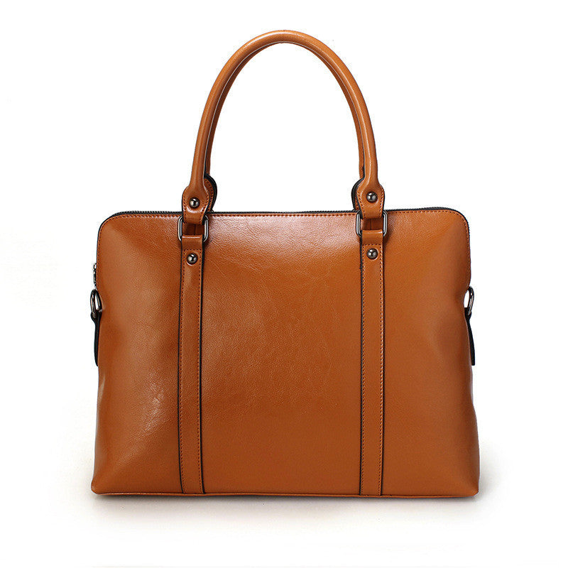Fashionable Lady Leather Briefcase - Chic & Professional Fashionable lady leather briefcase | Ectron Online