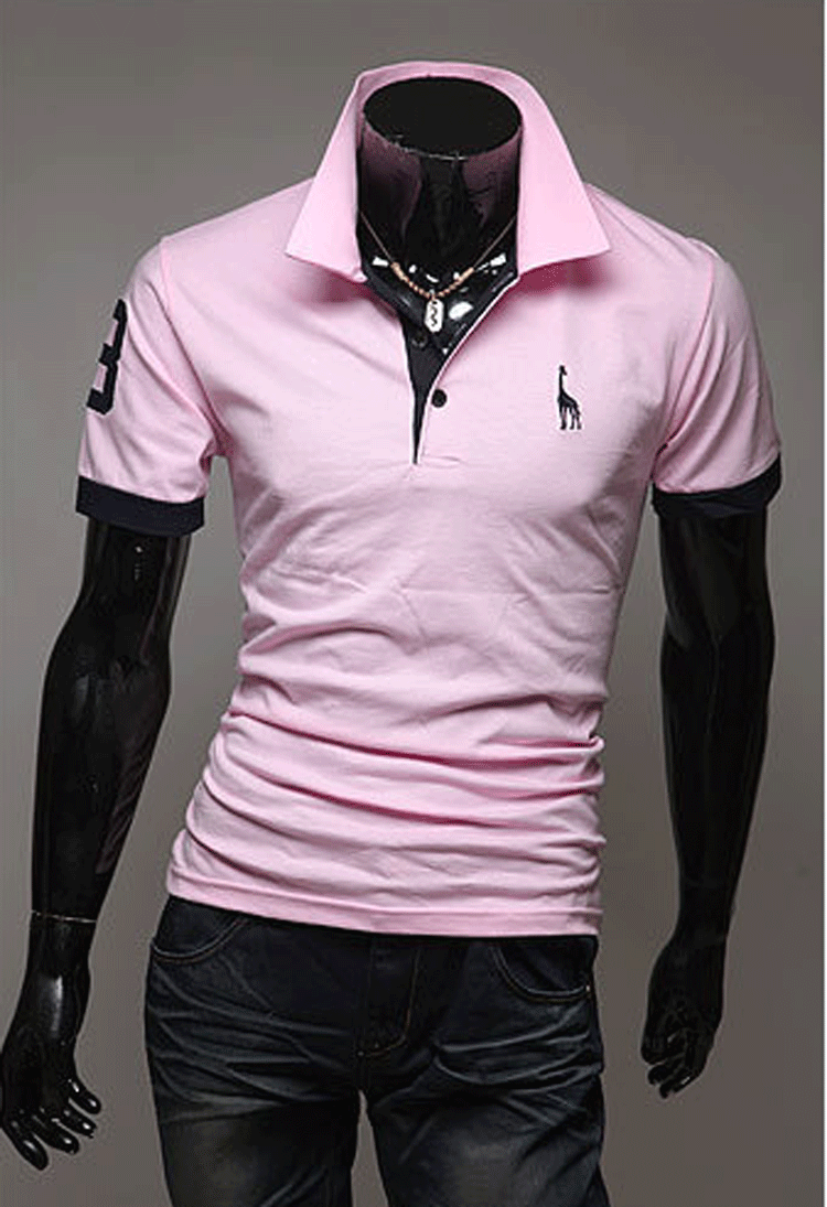 Men’s Summer Polo Shirt – Popular Short Sleeve Fashion Tee Summer T-shirt Men's Short-sleeved Shirt | Ectron Online
