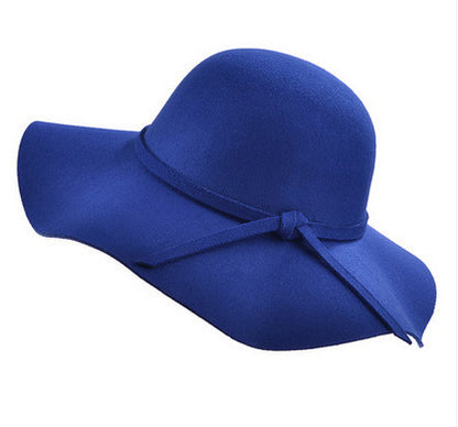 Dome wave side sun hat female