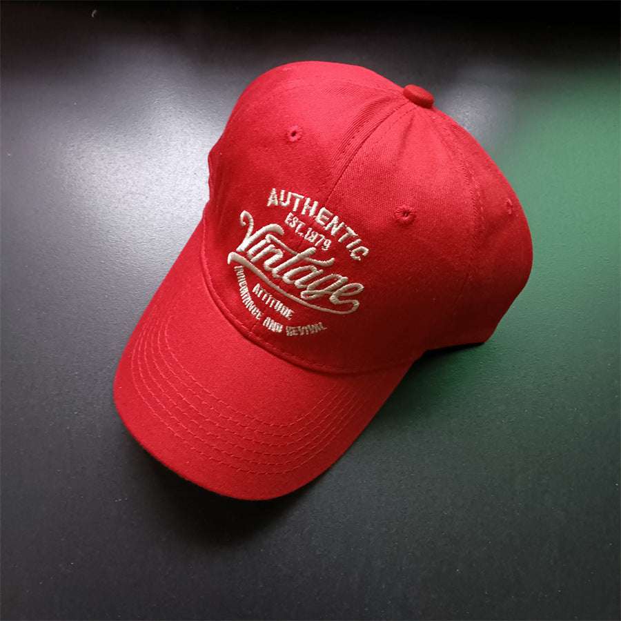 Unisex Embroidered Letter Baseball Cap – Cotton Dome Hat European And American Letter Embroidery | Ectron Online