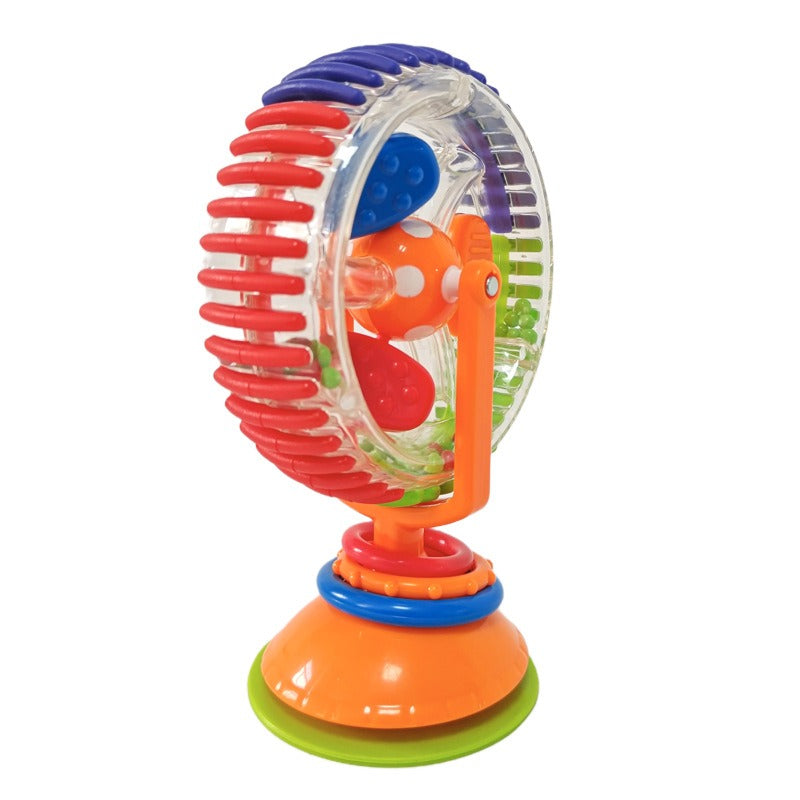 Baby puzzle tricolor rotating Ferris wheel suction cup multifunctional toy for children