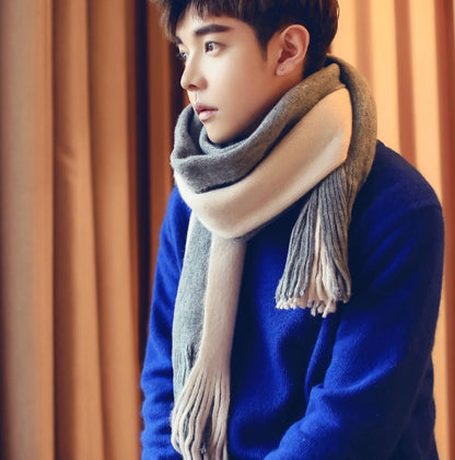 Men Scarves Can Match Colors Fashion Men's Scarves | Ectron Online