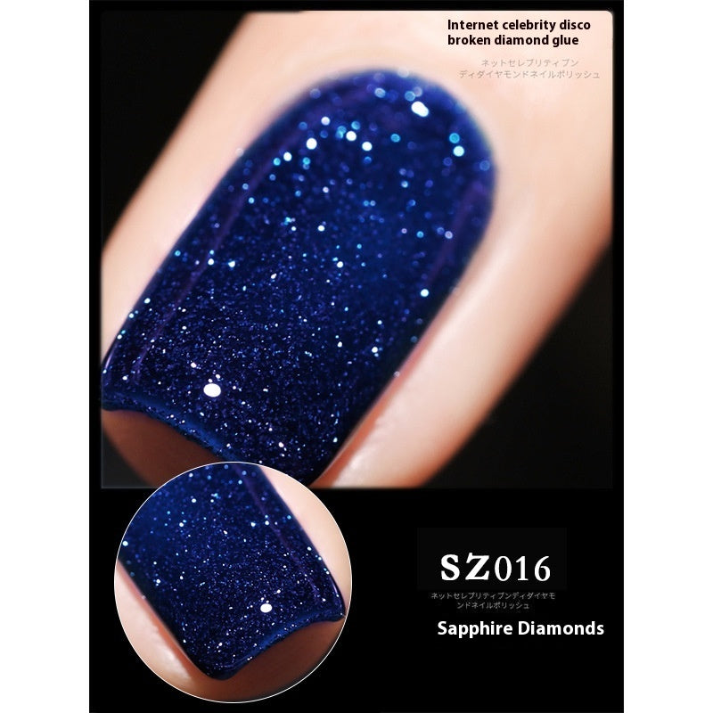 18-Color Disco Diamond Nail Gel – Glamorous Sparkle Nail Art Kits & Accessories | Ectron Online