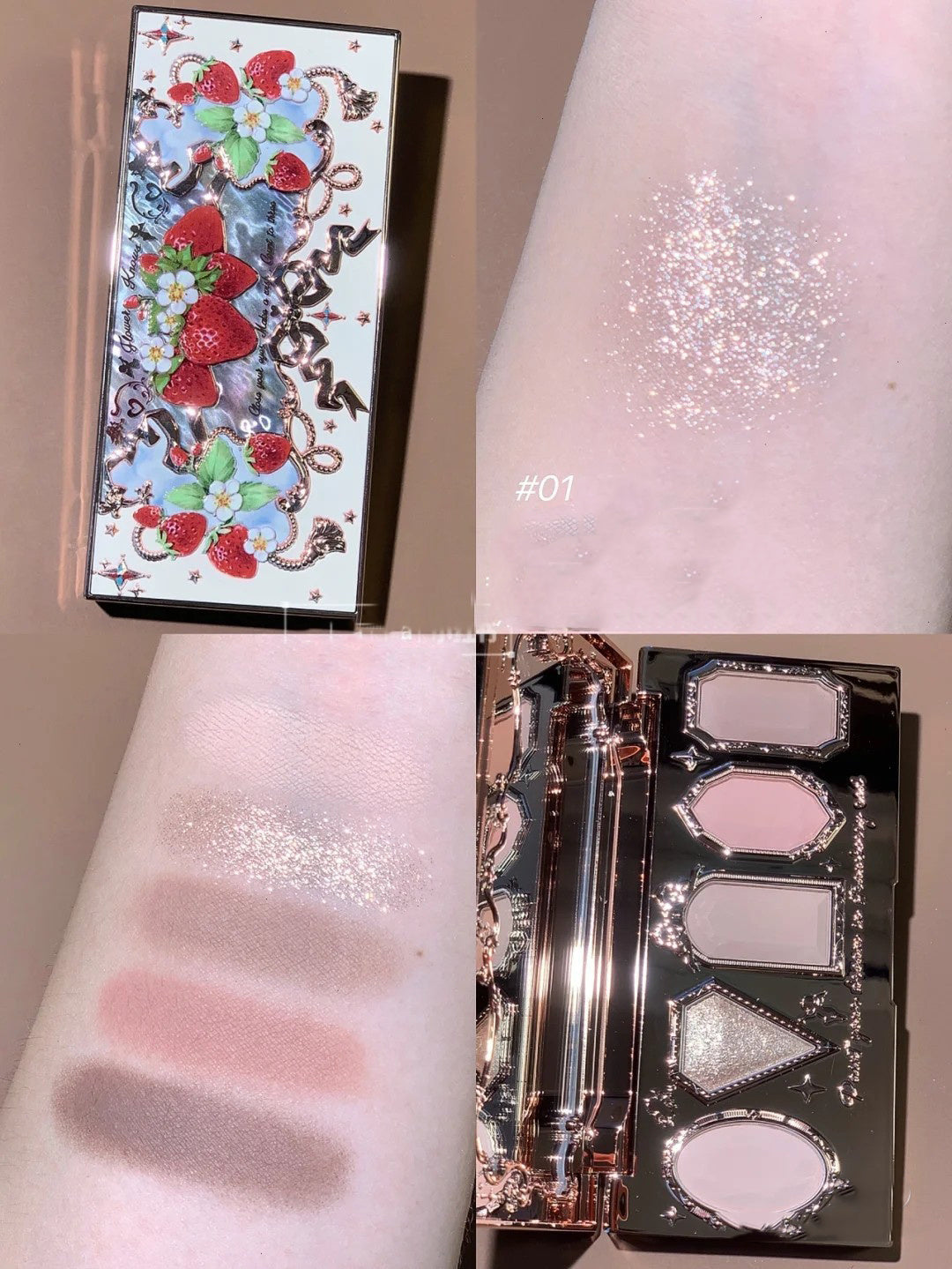 Strawberry Rococo Blush Velvet Matte Lip Glaze Flower Knows Strawberry Rococo Series Em | Ectron Online