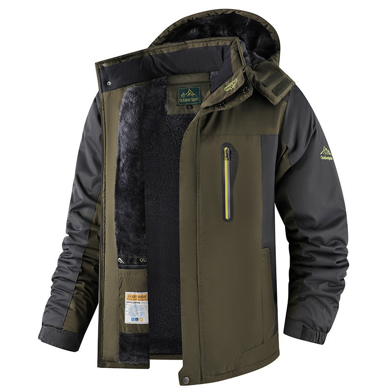 Men's Fleece-Lined Winter Coat