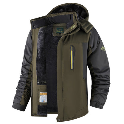 Men's Fleece-Lined Winter Coat