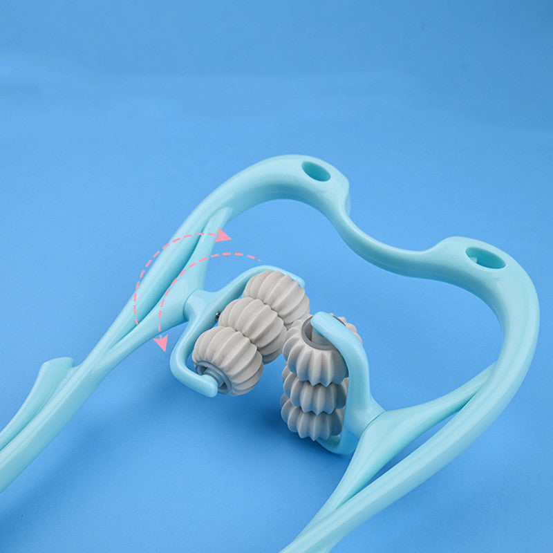 Wheel Manual Neck Massager - Multifunctional Roller for Pain Relief