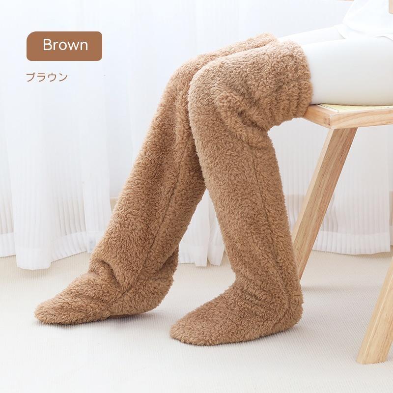 Over Knee High Fuzzy Long Socks Over Knee High Fuzzy Long Socks Winter W | Ectron Online