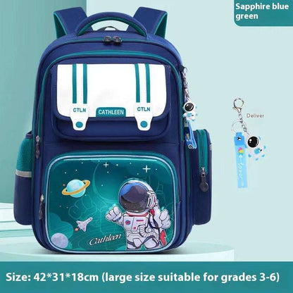 Kids Astronaut Cartoon Backpack | Lightweight Waterproof School Bag Student Waterproof And Lightweight Astro | Ectron Online