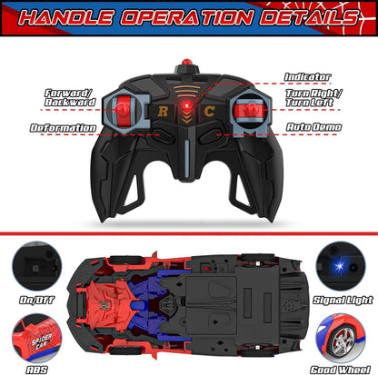 2.4GHz Transform RC Car Transform Rc Cars For Boys 2.4Ghz Remote | Ectron Online