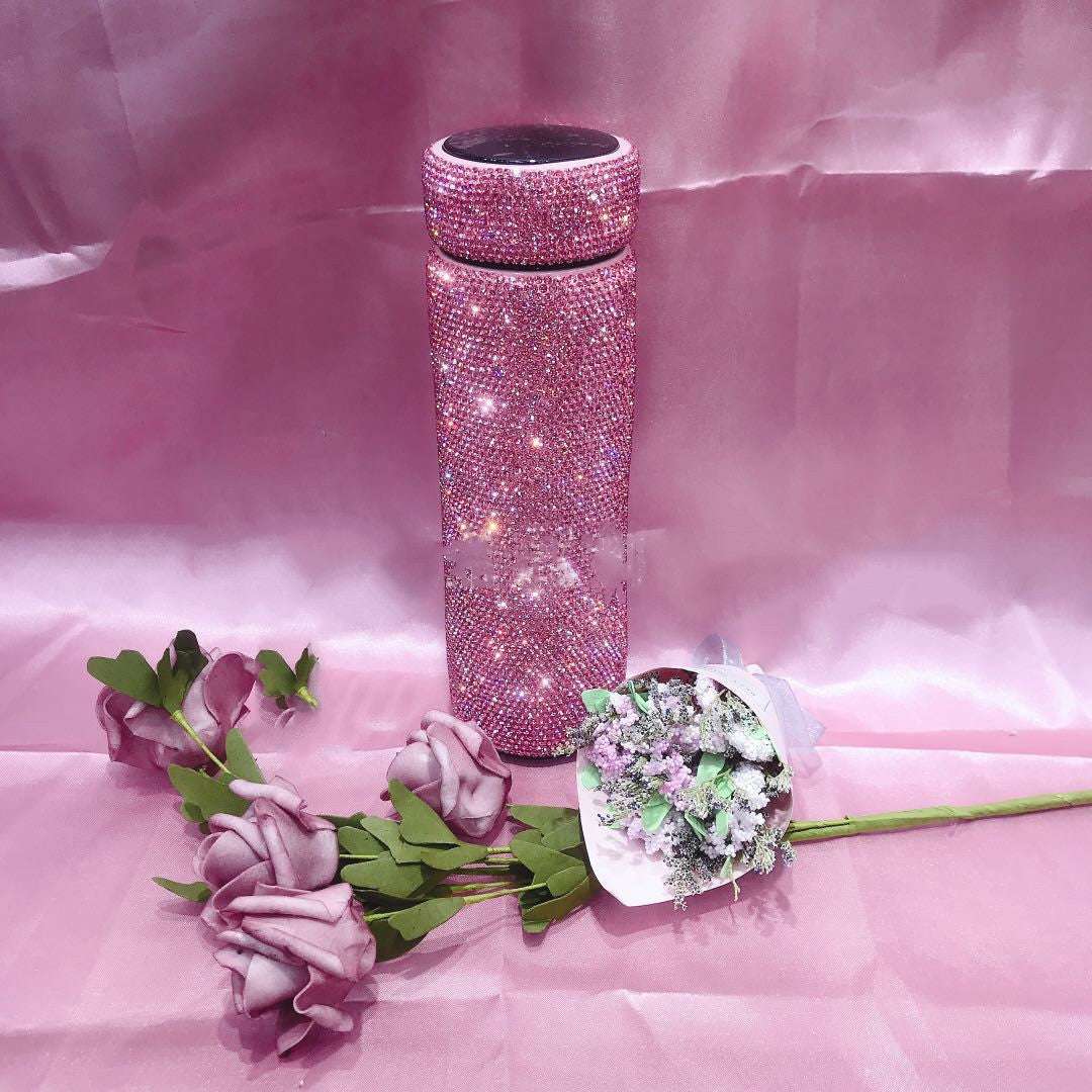 Luxury Flash Diamond Vacuum Flask - Sparkling Thermal Bottle Luxury flash diamond vacuum flask | Ectron Online