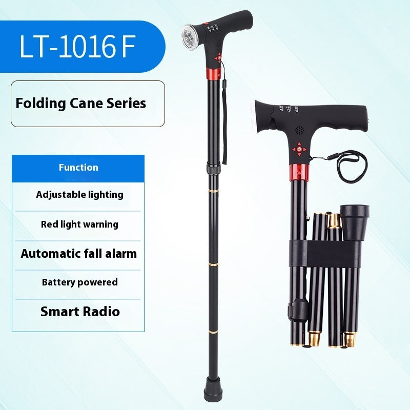 Multifunctional Non-Slip Smart Retractable Folding Cane Multifunctional Non-slip Smart Retractab | Ectron Online