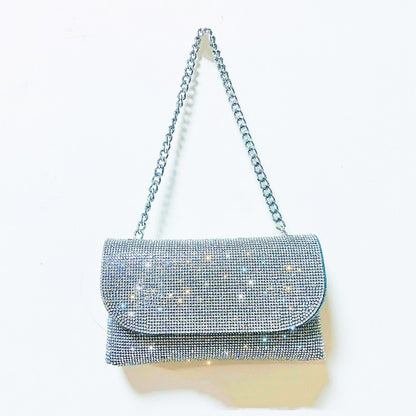 Niche Design Single Shoulder Women's Bag Full Of Diamonds Super