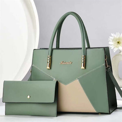 2-in-1 Exquisite Trendy Shoulder Bag Set - Luxury Leather Tote 2-in-1 Exquisite Trendy Women's Shoulder | Ectron Online