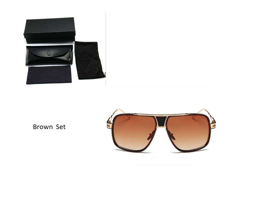 Men's Designer Sunglasses - Grandmaster Square Men’s Sunglasses | Ectron Online