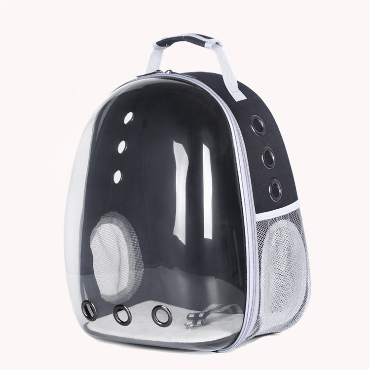 Transparent shell pet bag new fashion trend large capacity space cover cat bag panoramic dog backpack