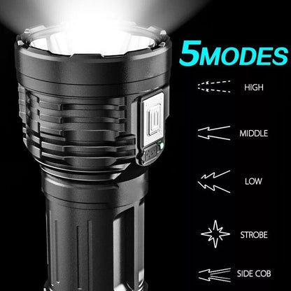 30W Super Bright LED Torch Super Bright Led Torch Light Flashlight | Ectron Online
