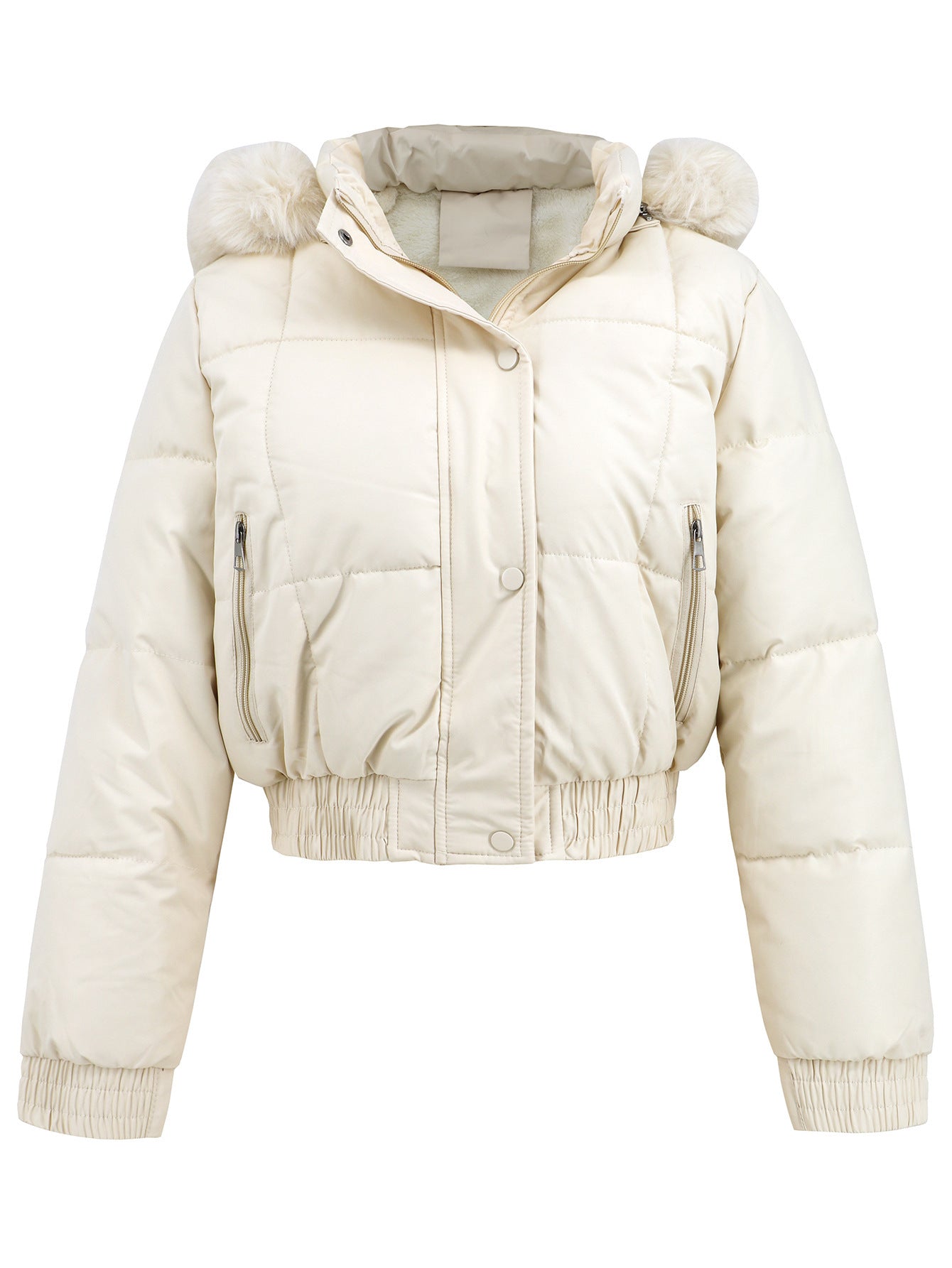 Women's Thick Cotton-Padded Jacket Women's Fashion Casual Thickening Cotton | Ectron Online