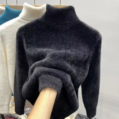 Women's Thickened Fleece-Lined Top | Warm Thermal Inner Wear Inner Wear Thickened Fleece-lined Top | Ectron Online