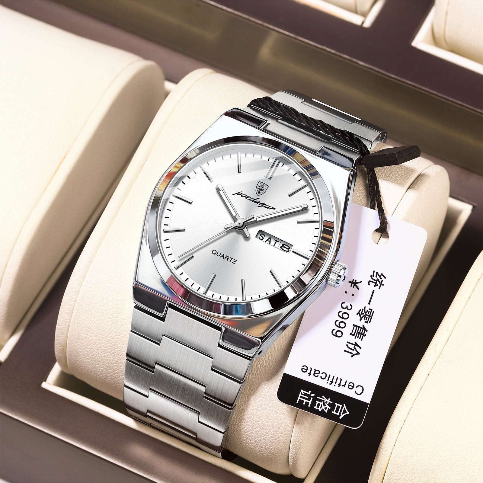 Men's Ultra-Thin Waterproof Watch Ultra-thin Men's Watch Waterproof Lumino | Ectron Online
