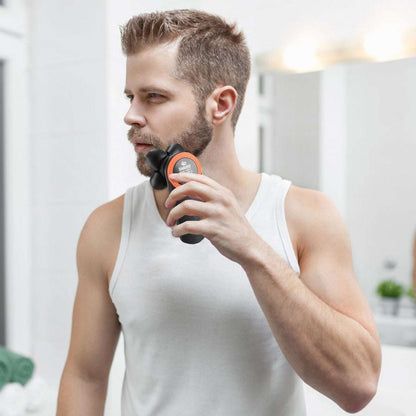 4D 5-Head Electric Shaver - IPX7 Waterproof Wet & Dry Rotary Razor 4D Electric Shavers Razor IPX7 Waterproo | Ectron Online