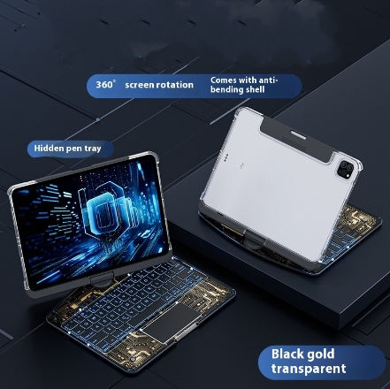 360 Swivel iPad Keyboard Case with Trackpad 360 Swivel Keyboard Clear Case For IPad | Ectron Online