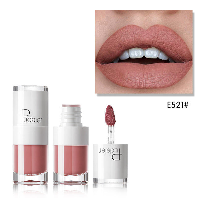 16-Color Matte Lipstick Set | White Bottle Lipstick 16 color white bottle matte lip | Ectron Online