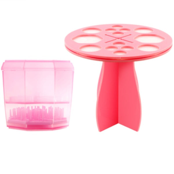 14-Hole Makeup Brush Drying Rack & Stand 14 Hole Make up Brush Set Dry Rack Dryin | Ectron Online