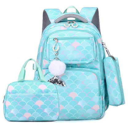 Printed Primary School Backpack | Burden Alleviation & Waterproof Printed Primary School Student Schoolbag | Ectron Online