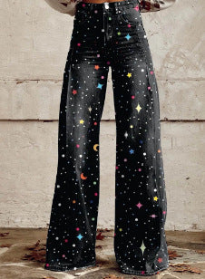 European And American Plus Size Women's Denim Casual Pants European And American Plus Size Women's | Ectron Online