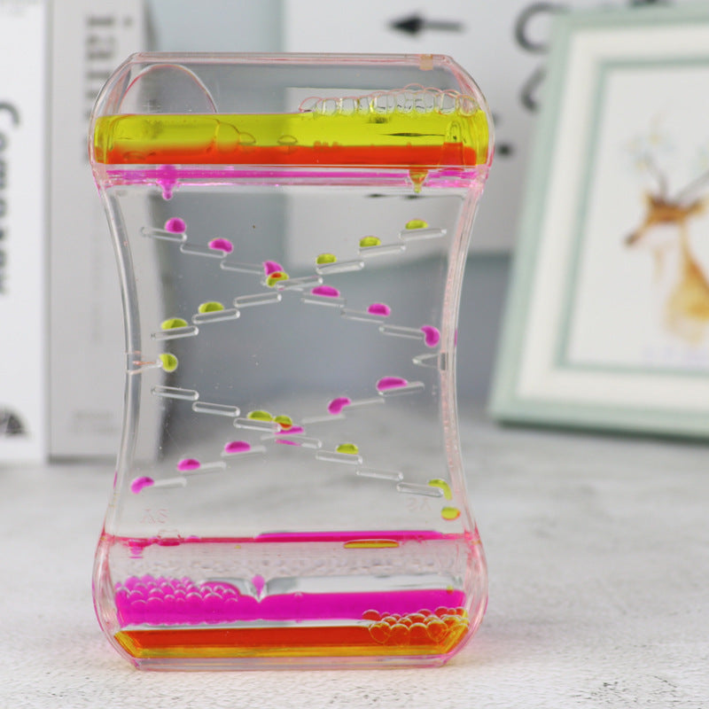 Creative Quicksand Hourglass Timer – Fluid Liquid Desk Ornament HourGlasses | Ectron Online