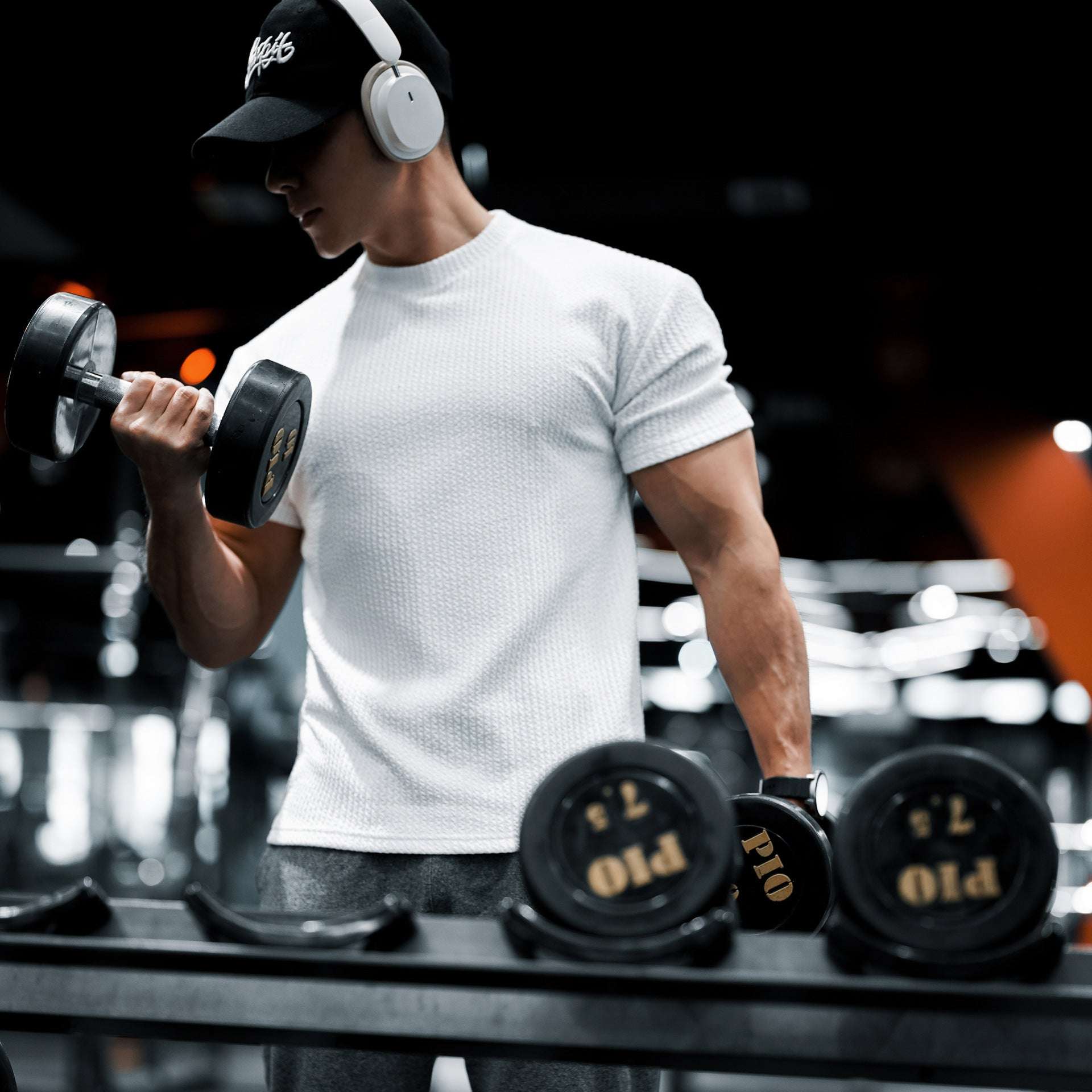 Men’s Summer Sports Tee – Solid Colour Lightweight Short Sleeve Summer New Men's Sports Solid Color Ligh | Ectron Online