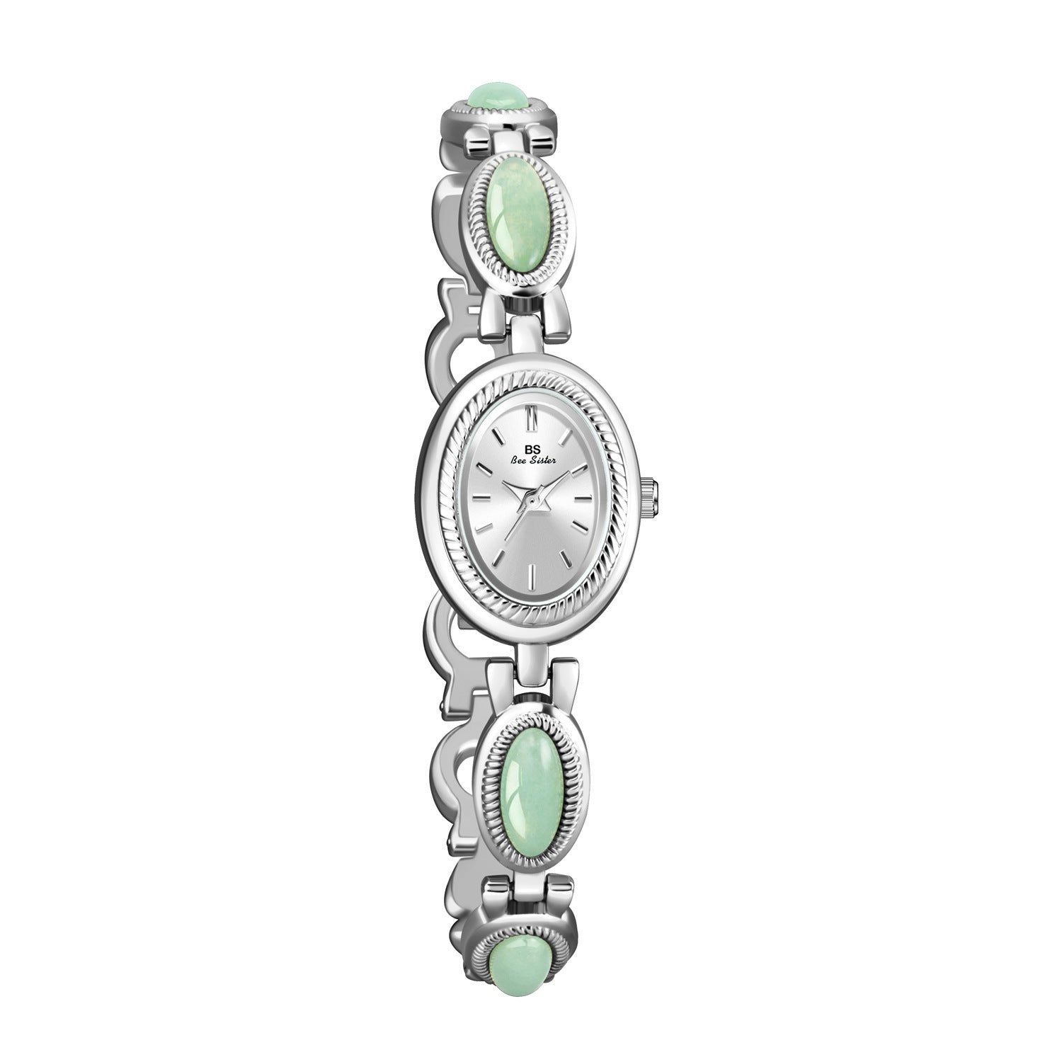 Timeless Elegance | Natural Dongling Stone Hetian Jade Chain Watch Natural Dongling Stone Hetian Jade Premium Chain Watch | Ectron Online