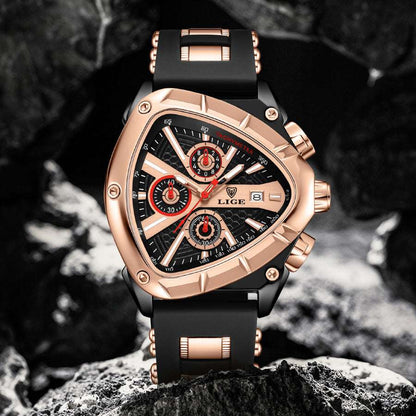 Men's Polygon Waterproof Watch Polygon Men's Multi-waterproof Luminous | Ectron Online
