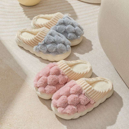 Men's And Women's Fashion Household Indoor Warm Non-slip Plush Slippers Men's And Women's Fashion Household Indo | Ectron Online